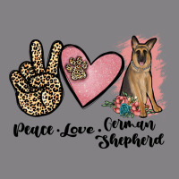 Peace Love German Shepherd Heavyweight Hoodie | Teevron