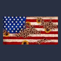 American Flag Leopard Sunflower Heavyweight Sweatshirt | Teevron
