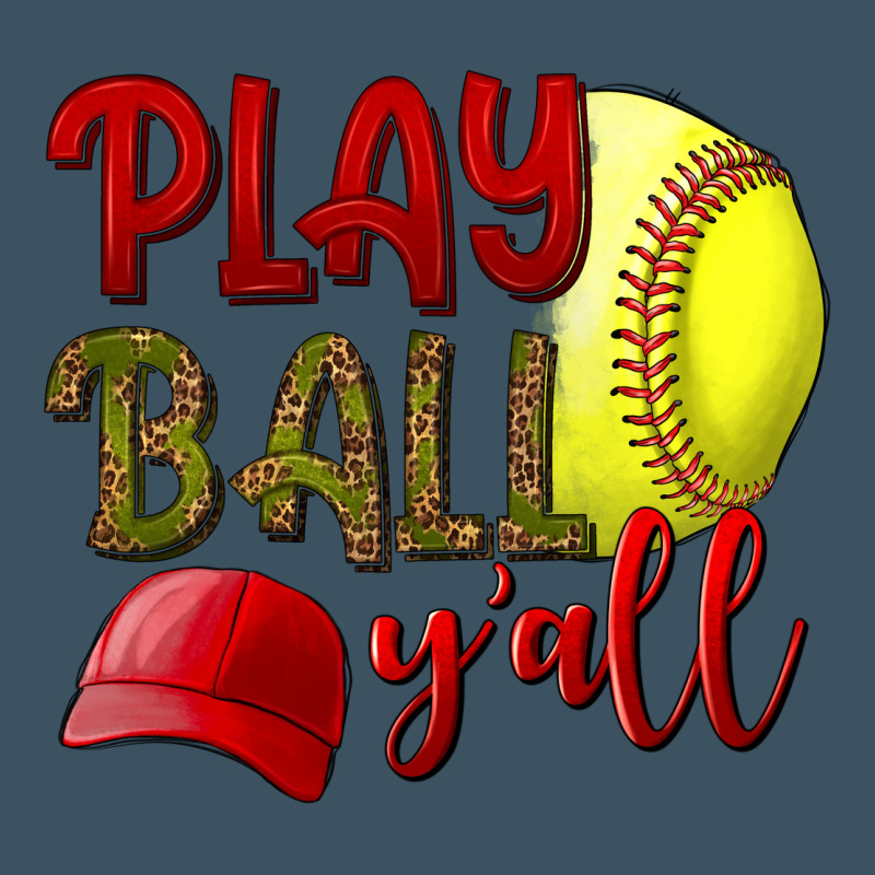 Play Ball Y'all Softball Urban Heavy Tee by BundleAndBundleShop | Teevron