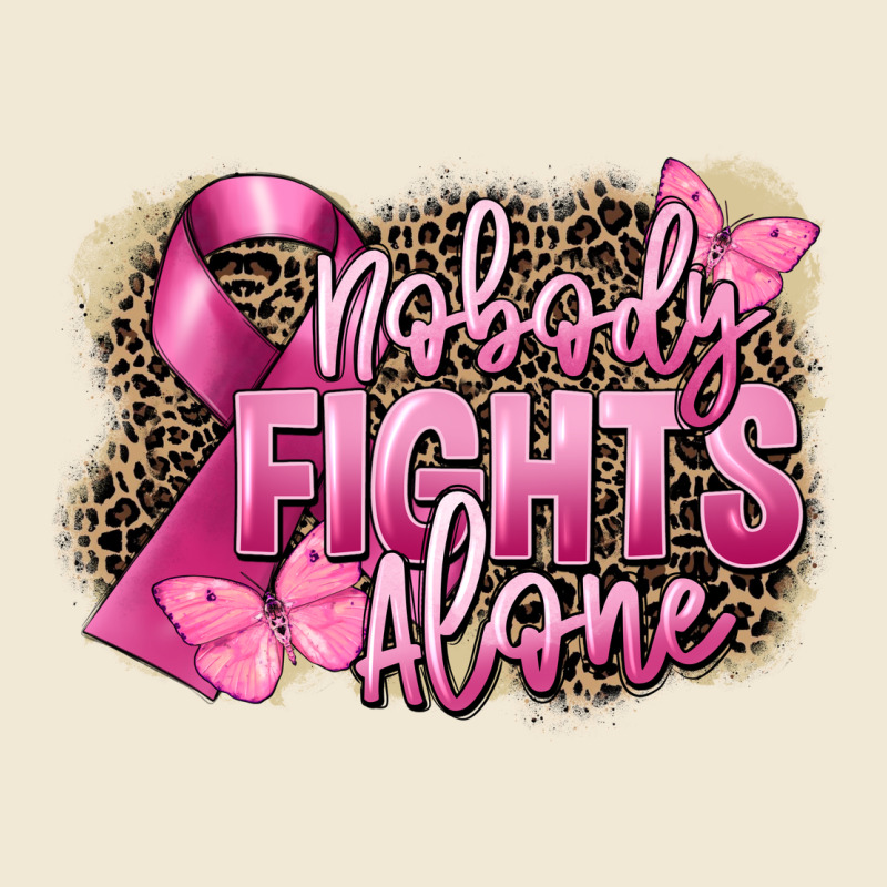 Nobody Fights Alone Cancer Ladies Tee by FaDigitalArtStudio | Teevron