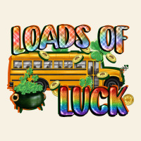 Loads Of Luck With School Bus St. Patrick's Day Vintage Tee | Teevron