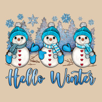 Snowman Hello Winter Heavyweight Sweatshirt | Teevron