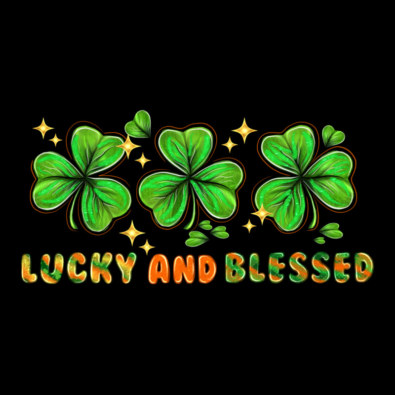 St. Patrick's Day Lucky And Blessed Premium Tee by HowdyJamesFarm | Teevron