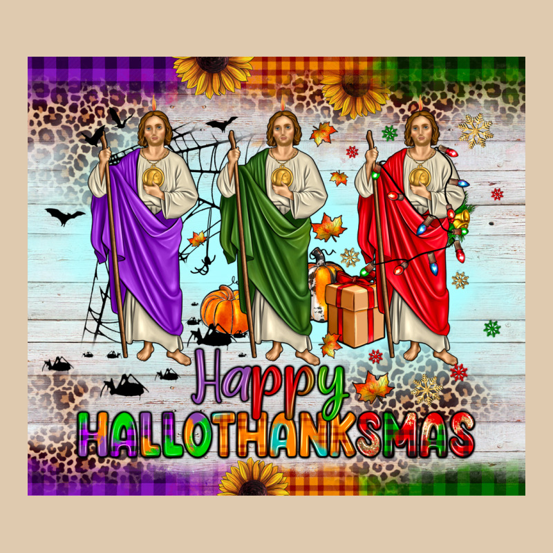 San Judas Happy  Hallothanksmas Heavyweight Sweatshirt by JahusDesignShop | Teevron