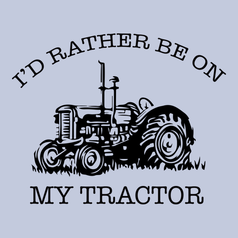 I D Rather Be On My Tractor Long Sleeve Tee by Bettercallsaul | Teevron