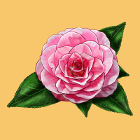 Camellia Flower Vintage Hoodie | Teevron