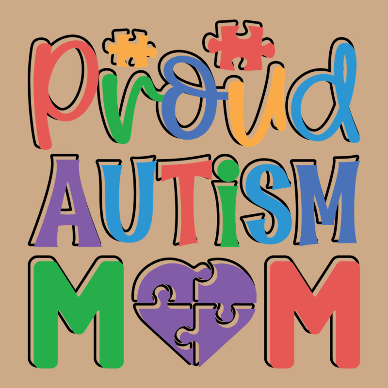Proud Autism Mom Vintage Hoodie by CowhideDigitalArt | Teevron