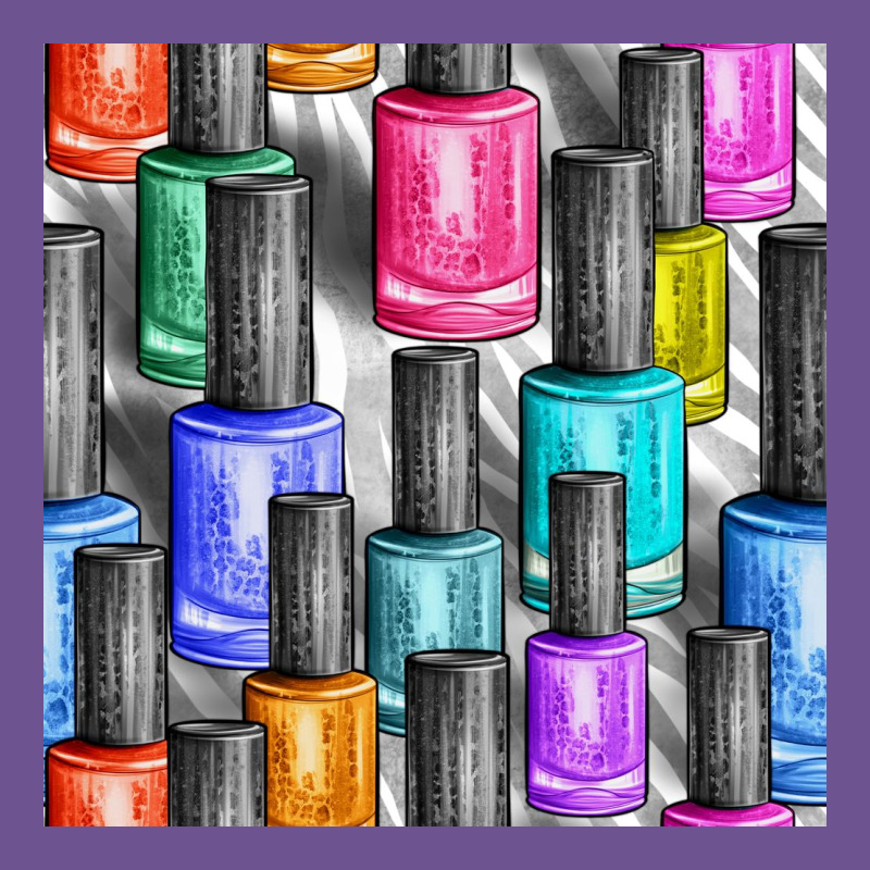 Colorful Nail Polish Seamless Pattern Bbs Vintage Tee by BundleAndBundleShop | Teevron