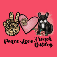 Peace Love French Bulldog Premium Sweatshirt | Teevron