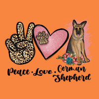 Peace Love German Shepherd Premium Sweatshirt | Teevron