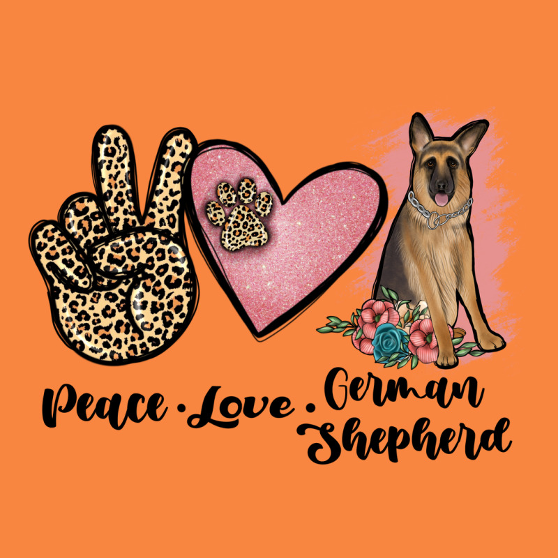 Peace Love German Shepherd Premium Sweatshirt by JahusDesignShop | Teevron