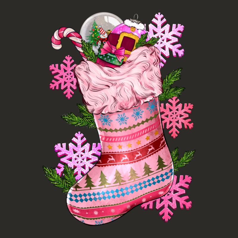 Pink Christmas Socks Heavy Core Tee by CowGirlArtShop | Teevron