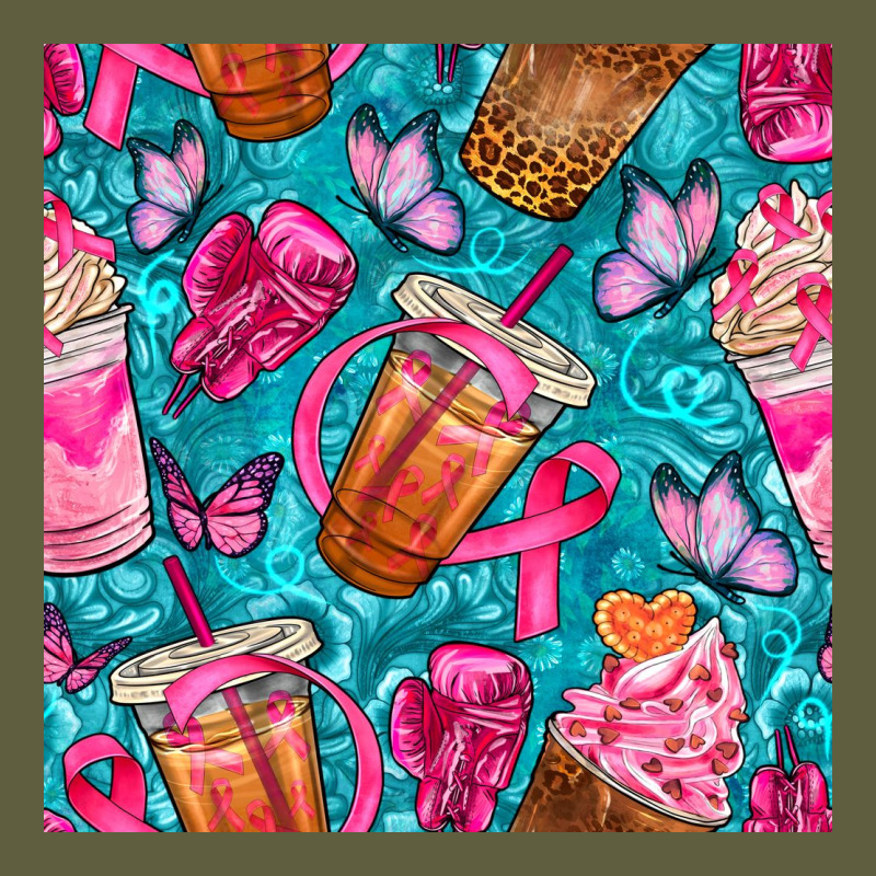 Breast Cancer Coffee Cups With Butterfly Seamless Pattern Bbs Vintage Tee by BundleAndBundleShop | Teevron