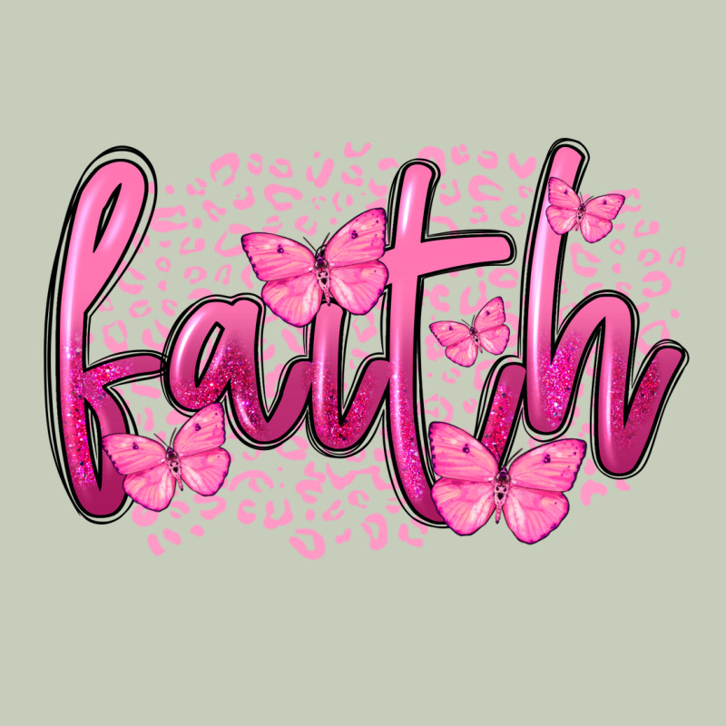 Faith Breast Cancer Ladies Tee by FaDigitalArtStudio | Teevron
