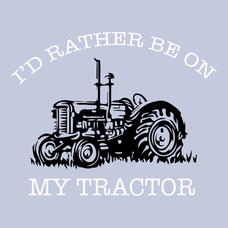I'd Rather Be On My Tractor Long Sleeve Tee by Bettercallsaul | Teevron