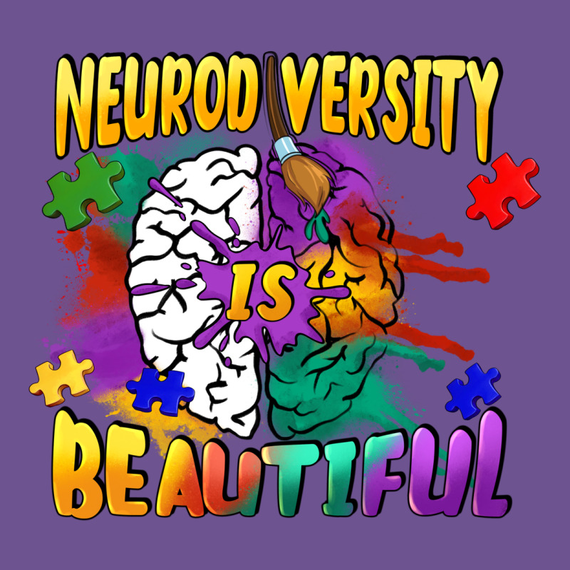 Neurodiversity Is Beautiful Vintage Tee by FaDigitalArtStudio | Teevron
