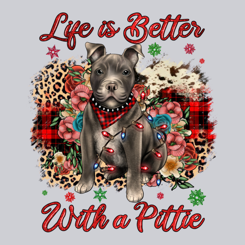 Christmas Life Is Better With A Pittie Heavyweight Sweatshirt by JahusDesignShop | Teevron