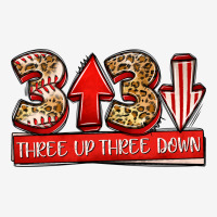Three Up Three Down Baseball Urban Hoodie | Teevron