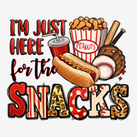 I'm Just Here For The Snacks Baseball Urban Hoodie | Teevron