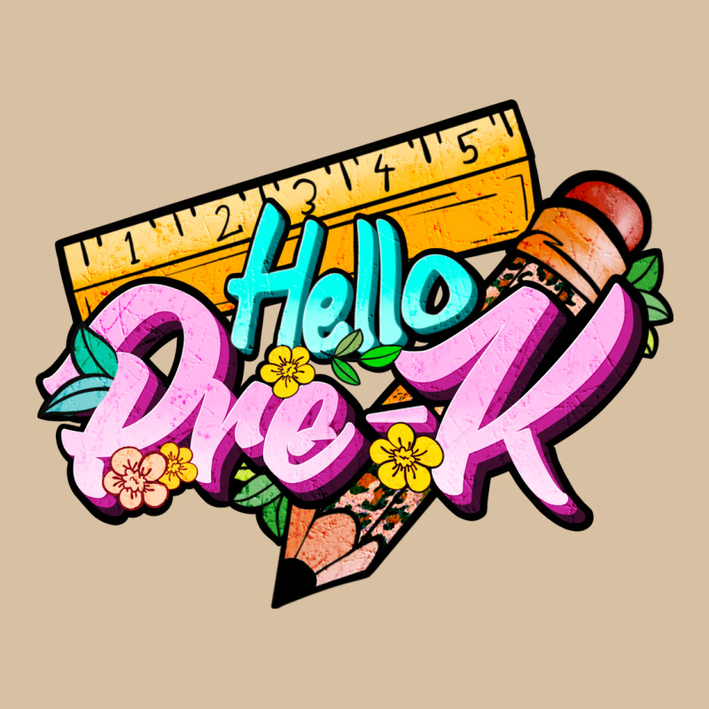Hello Pre K Heavyweight Hoodie by JahusDesignShop | Teevron