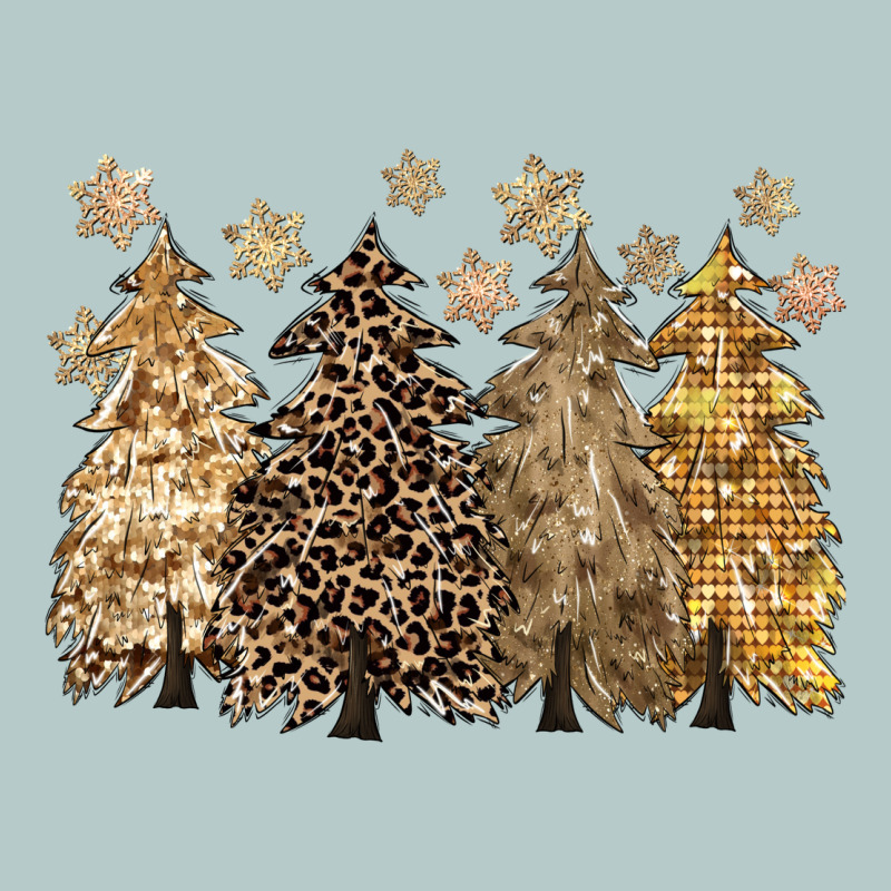 Merry Christmas Leopard Trees Heavy Core Tee by CowGirlArtShop | Teevron