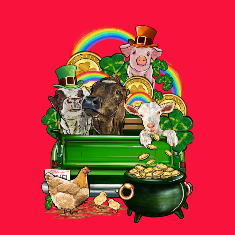 St. Patrick's Day Animal Truck Classic Tee by CowGirlArtShop | Teevron