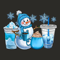 Winter Snowman Coffee Cups Heavy Core Tee | Teevron