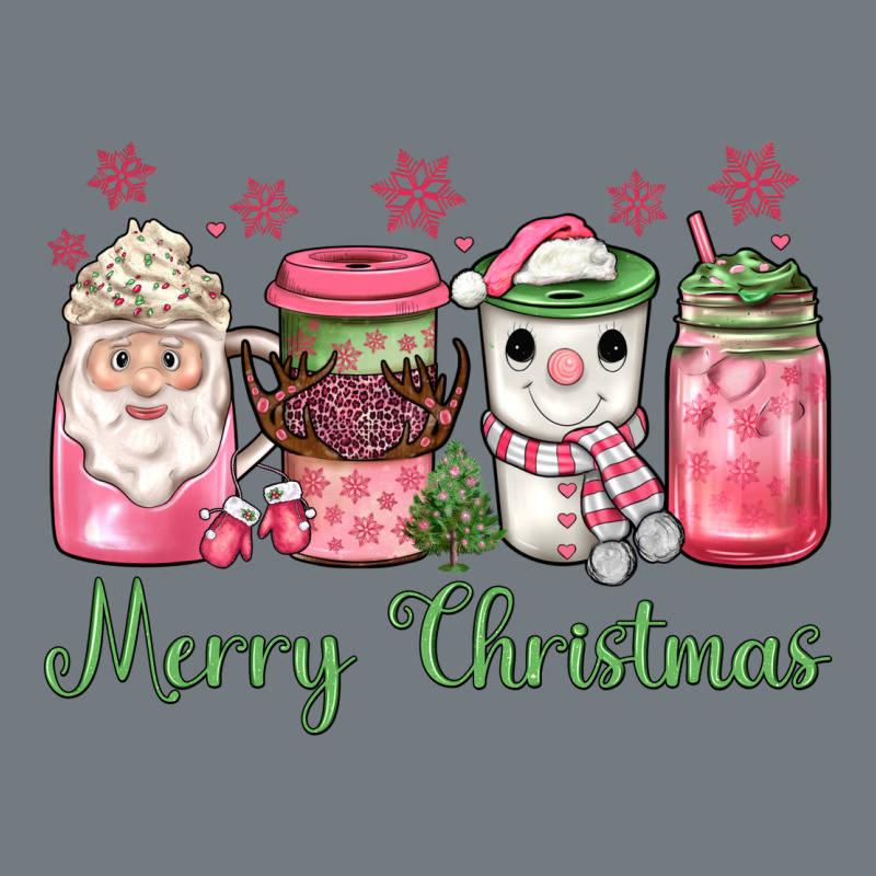 Pink  Merry Christmas Coffee Heavyweight Sweatshirt by JahusDesignShop | Teevron