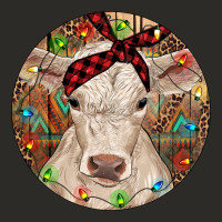 Christmas Charolais Calf Baby Cow Heavy Core Tee | Teevron