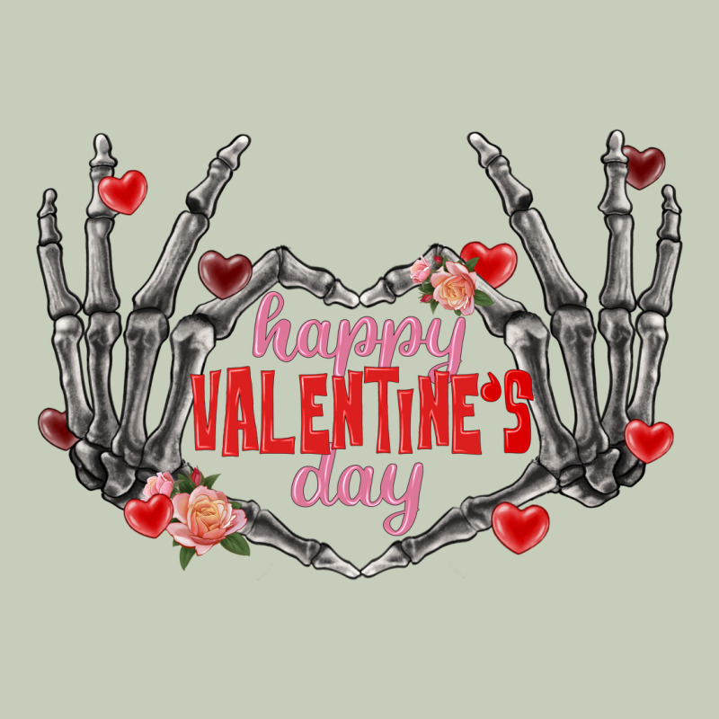Happy Valentine's Day Skeleton Hands Ladies Tee by FaDigitalArtStudio | Teevron