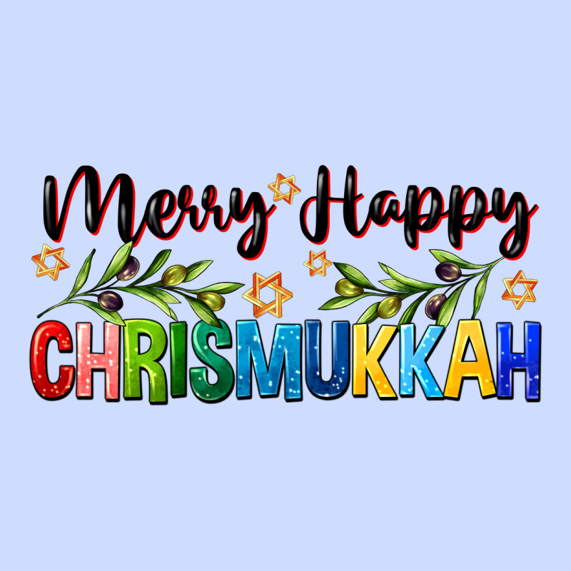 Merry Happy Chrismukkah With Olive Branch Urban Heavy Tee by FaDigitalArtStudio | Teevron