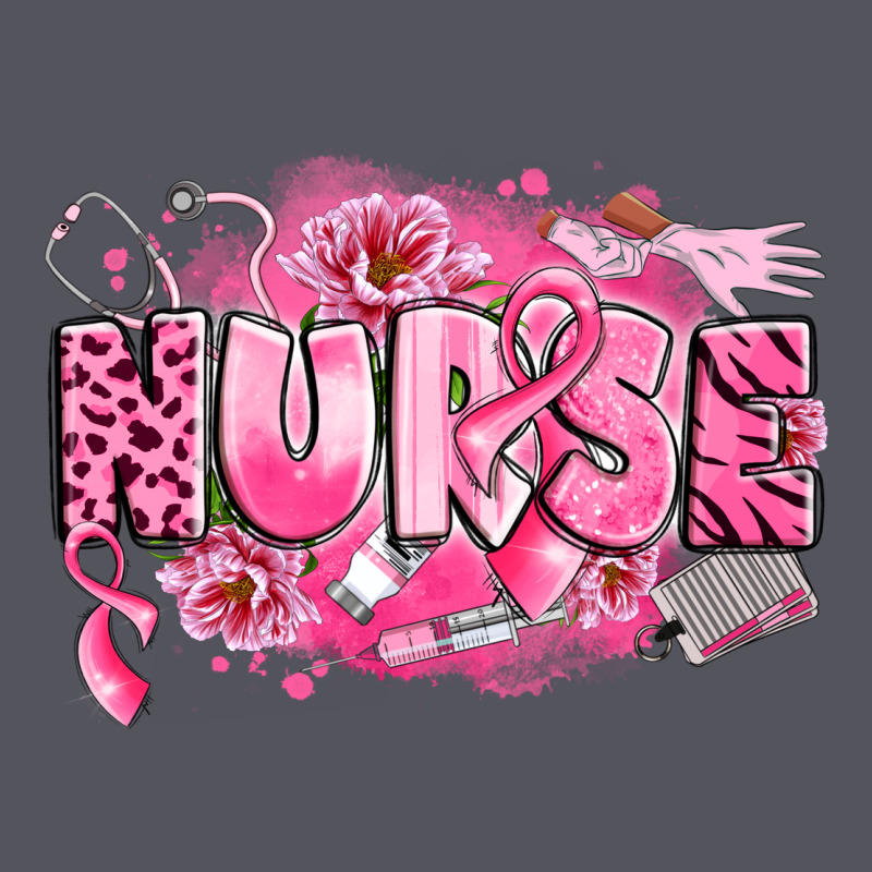 Breast Cancer Nurse Vintage Hoodie by LillyAllenDesigns | Teevron