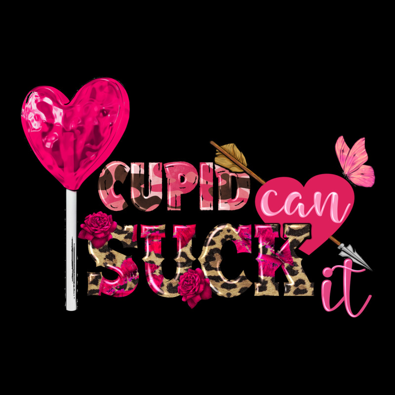 Cupid Can Suck It Valentine's Day Ladies Tee by FaDigitalArtStudio | Teevron