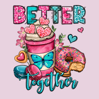 Better Together Donut And Coffee Valentines Day Ladies Tee | Teevron
