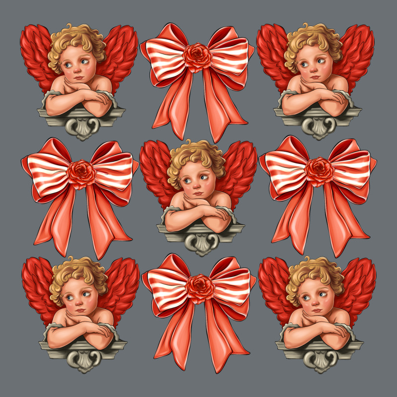 Valentines Eros And Bow Premium Hoodie by CowhideDigitalArt | Teevron