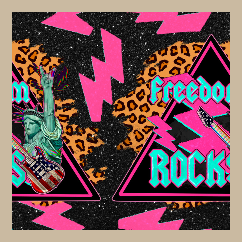 Freedom Rocks Seamless Pattern Long Sleeve Tee by BundleAndBundleShop | Teevron