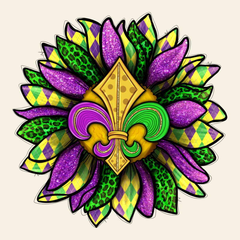 Mardi Gras Sunflower Vintage Tee by BundleAndBundleShop | Teevron