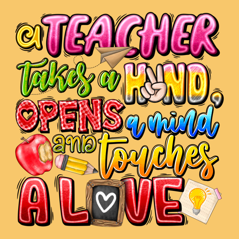 A Teacher Takes A Hand Opens A Mind And Touches A Vintage Hoodie by CowhideDigitalArt | Teevron