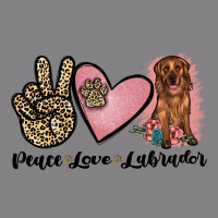 Peace Love Labrador Heavyweight Hoodie | Teevron