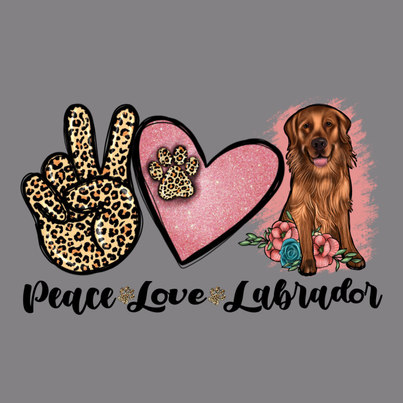 Peace Love Labrador Heavyweight Hoodie by JahusDesignShop | Teevron