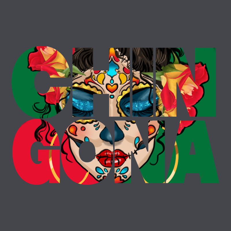Chingona Sugar Skull Long Sleeve Tee by BundleAndBundleShop | Teevron