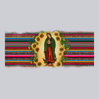 Lady Of Guadalupe  Sunflower Heavyweight Sweatshirt | Teevron