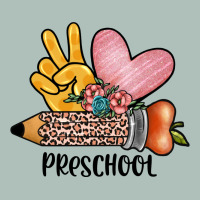 Peace Love Preschool Heavyweight Hoodie | Teevron
