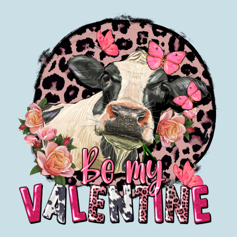 Be My Valentine Holstein Cow Valentine's Day Ladies Tee by FaDigitalArtStudio | Teevron