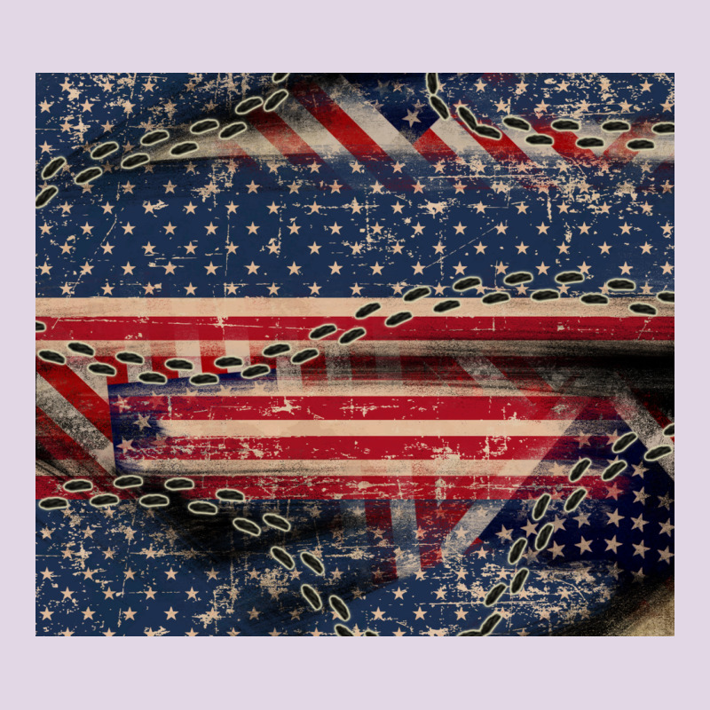 American Flag Stitches Classic Tee by CowGirlArtShop | Teevron