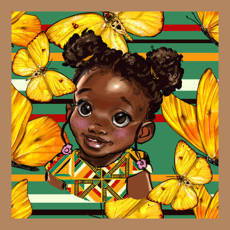 Juneteenth Afro Girl Seamless Pattern Long Sleeve Tee by BundleAndBundleShop | Teevron