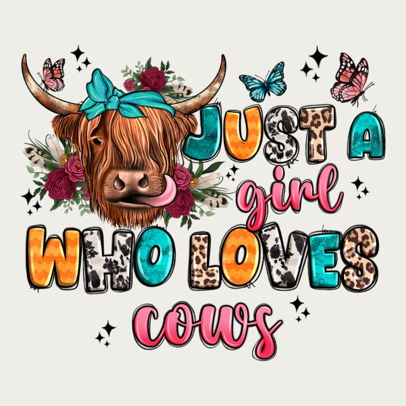 Just A Girl Who Loves Cows Zipper Hoodie by JahusDesignShop | Teevron