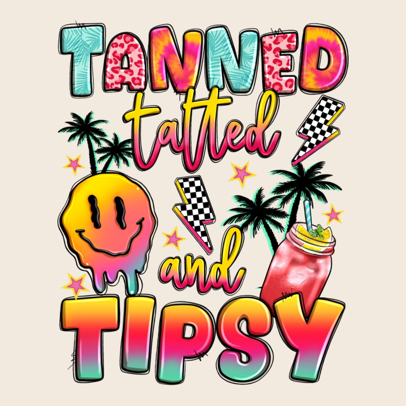 Tanned Tattled And Tipsy Zipper Hoodie by JahusDesignShop | Teevron