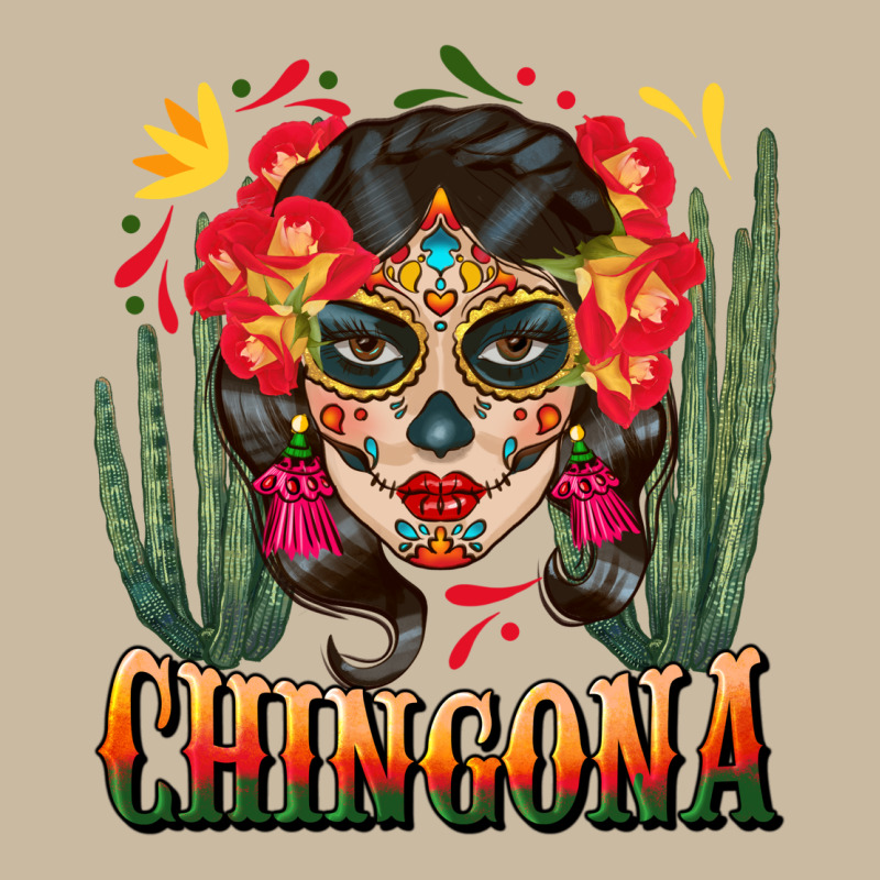 Chingona Sugar Skull Long Sleeve Tee by BundleAndBundleShop | Teevron