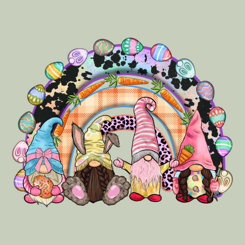 Easter Day Rainbow Gnomes Classic Tee by CowGirlArtShop | Teevron